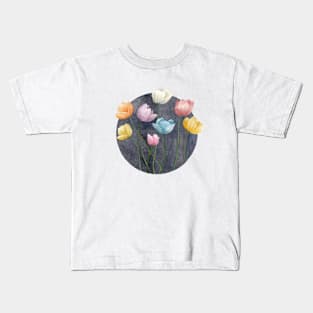 Circle of flowers Kids T-Shirt